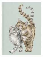 Luxusní zápisník A6 Wrendale Designs - kočky - 1 ks