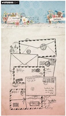 Silikonová razítka Studio Light - poštovní obálky - 1 ks