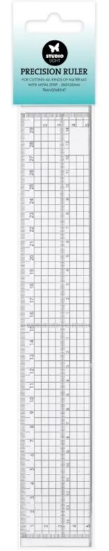 Řezací pravítko Studio Light dlouhé - 1 ks