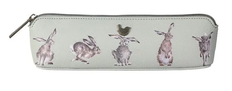 Penálek z veganské kůže Wrendale Designs - zajíci - 1 ks