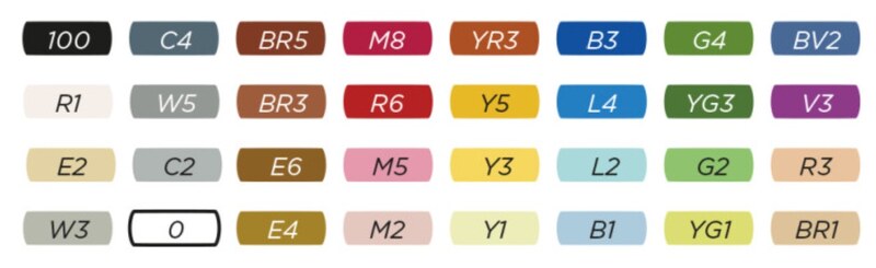 Alkoholové fixy CARIOCA v boxu - 32 ks