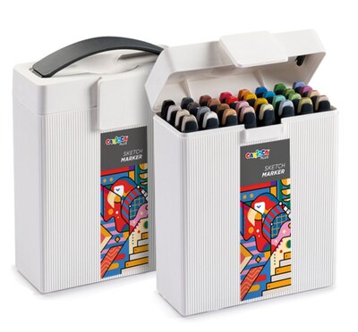 Alkoholové fixy CARIOCA v boxu - 32 ks