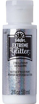 Akrylová barva FolkArt glitter hologram - 58 ml