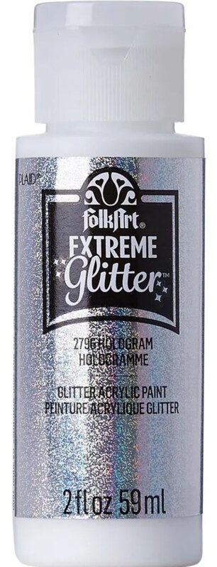 Akrylová barva FolkArt glitter hologram - 58 ml