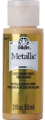 Akrylová metalická barva FolkArt zlatá - 58 ml