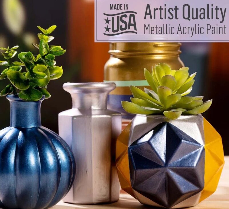 Akrylová metalická barva FolkArt měděná - 58 ml