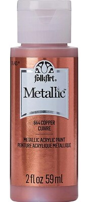 Akrylová metalická barva FolkArt měděná - 58 ml