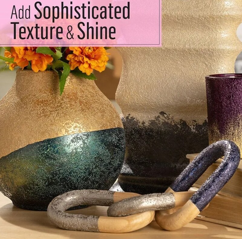 Akrylová strukturovací metalická barva FolkArt ledově bílá - 58 ml