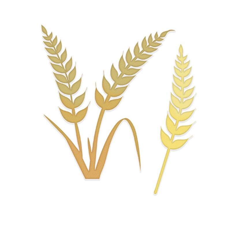Vyřezávací šablona dpCraft - obilné klasy - 2 ks