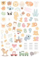 Papírové výseky MODA SCRAP - A New star is born - sada 67 ks