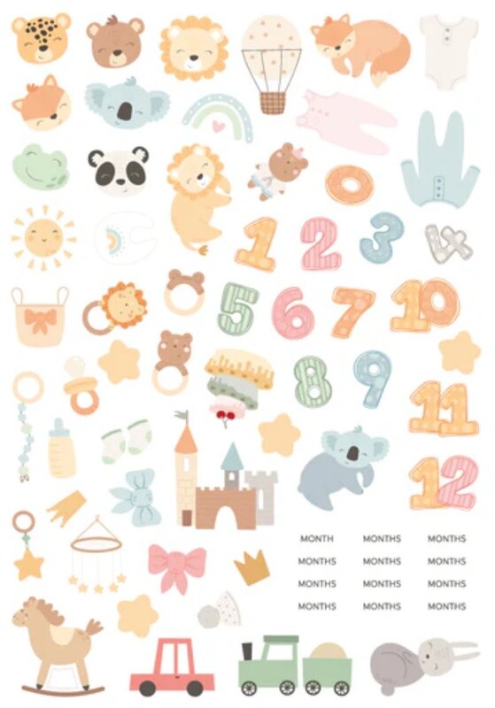 Papírové výseky MODA SCRAP - A New star is born - sada 67 ks