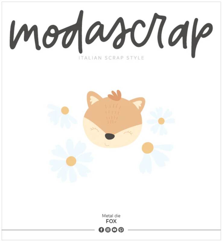 Vyřezávací šablony MODA SCRAP - liška - sada 6 ks