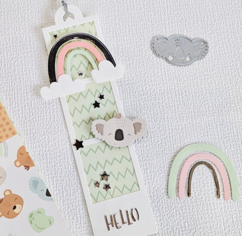 Vyřezávací šablony MODA SCRAP - koala - sada 4 ks