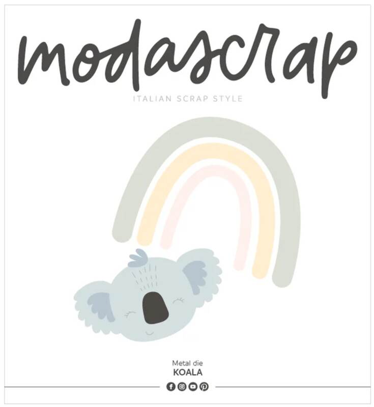 Vyřezávací šablony MODA SCRAP - koala - sada 4 ks