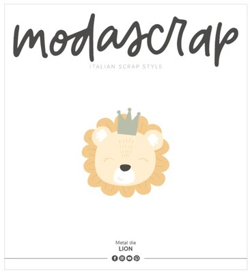 Vyřezávací šablony MODA SCRAP - lev - sada 6 ks Vyřezávací šablony MODA SCRAP - lev - sada 6 ks