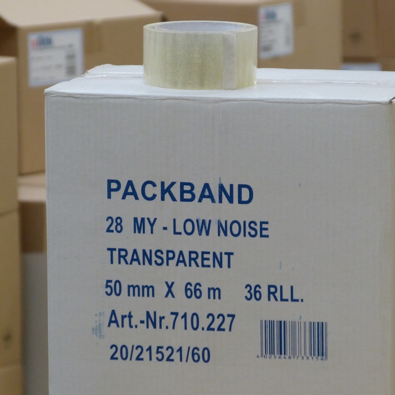 Balicí páska PP-851 nehlučná - 50 mm x 66 m - průhledná