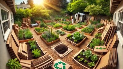 Nečekaný hrdina zahrady: Objevte potenciál vlnité lepenky