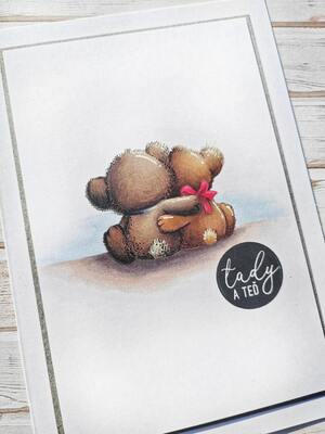 Přání ruční výroba - Medvídci - Tady a teď - 1 ks