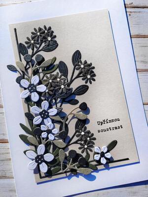 Přání ruční výroba - Kondolence 1 - 1 ks