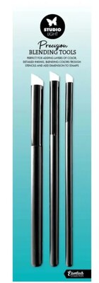 Precizní blendovací štětce na detaily Studio Light - sada 3 ks