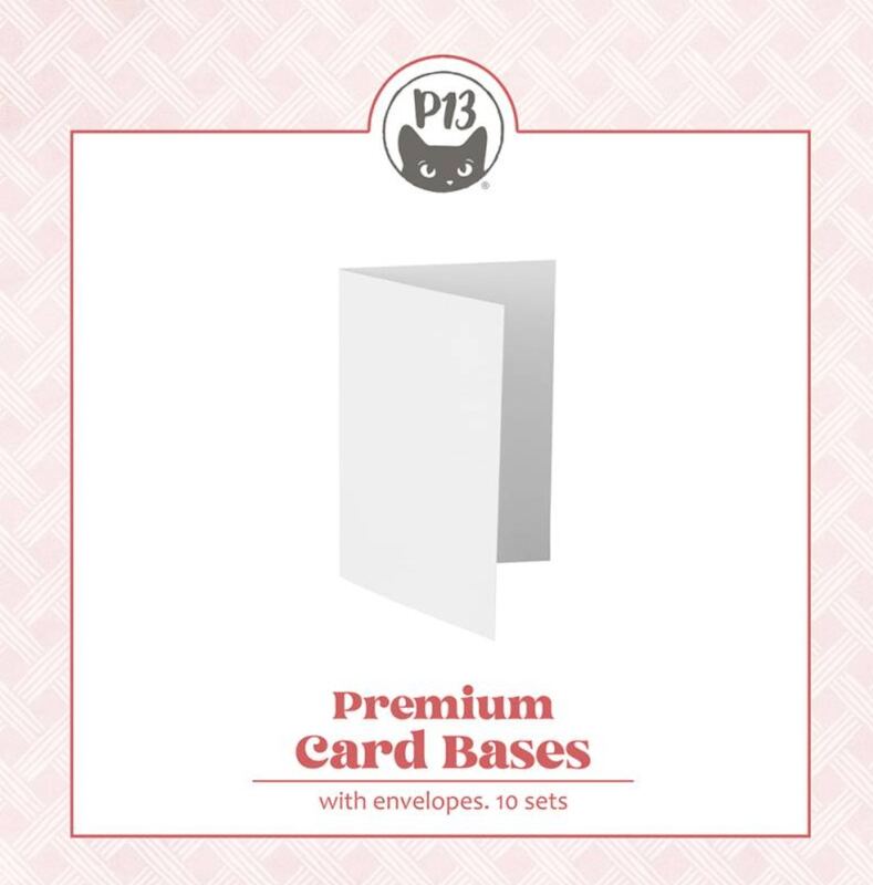 Základy přání s obálkami - velikost A6 s bočním hřbetem; bílý - 10 ks