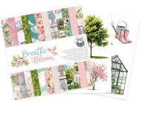 Sada scrapbookových oboustranně potištěných papírů P13 6x6" - Breathe and Bloom - sada 12 listů