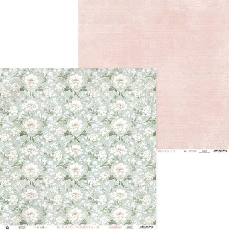Potištěný papír 12x12" P13 Beautiful Moments 01 - 1 list