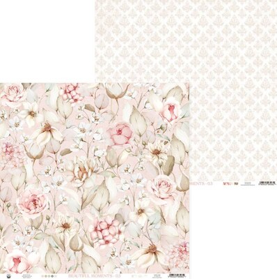 Potištěný papír 12x12" P13 Beautiful Moments 03 - 1 list