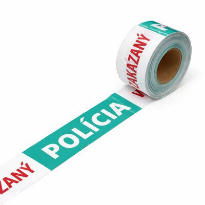 Vytyčovací páska POLÍCIA SK - 75 mm x 330 m