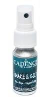 Metalická třpytivá barva ve spreji CADENCE - stříbrná - 25 ml