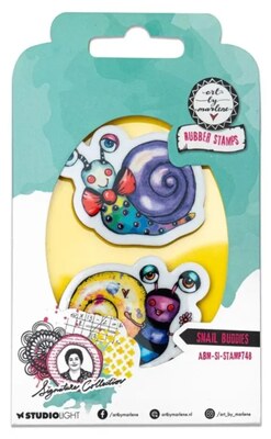 Silikonová razítka Studio Light - Šneci - sada 2 ks