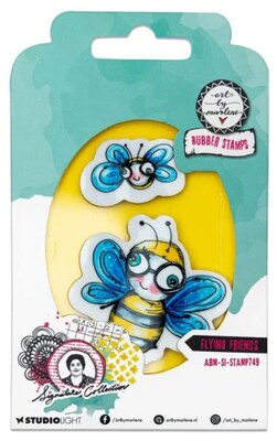 Silikonová razítka Studio Light - Včelky - sada 2 ks