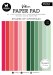 Pergamenové papíry/vellum Studio Light - červené, růžové, zelené - sada 24 ks