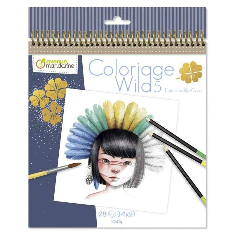 Umělecké omalovánky Wild 5 - 28 listů