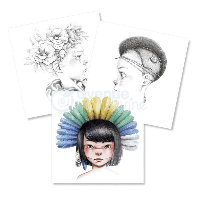 Umělecké omalovánky Wild 5 - 28 listů