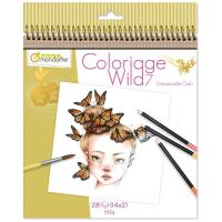 Umělecké omalovánky Wild 7 - 28 listů