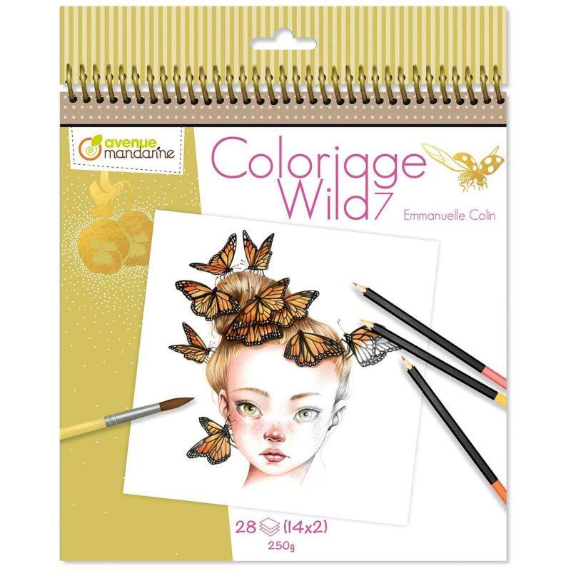 Umělecké omalovánky Wild 7 - 28 listů