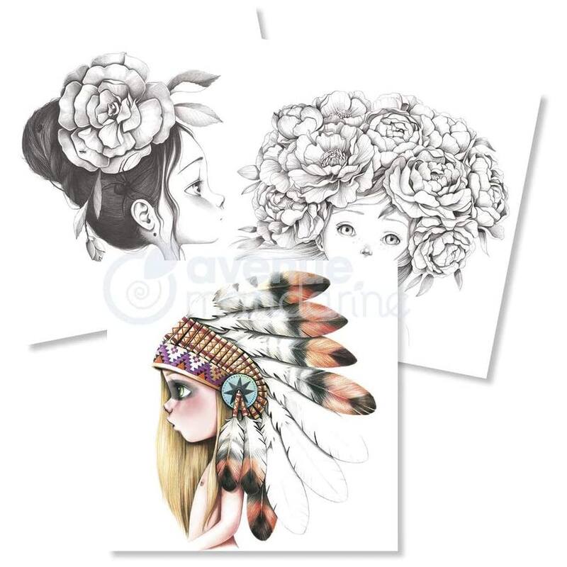 Umělecké omalovánky Wild 2 - 28 listů