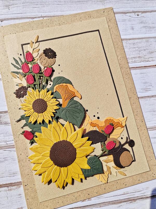 Přání ruční výroba - Podzim 3 - 1 ks