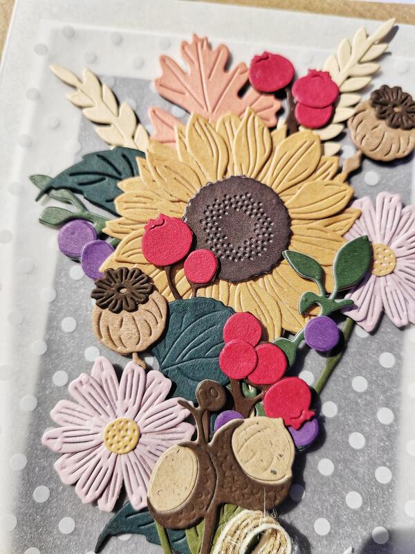 Přání ruční výroba - Podzim 4 - 1 ks