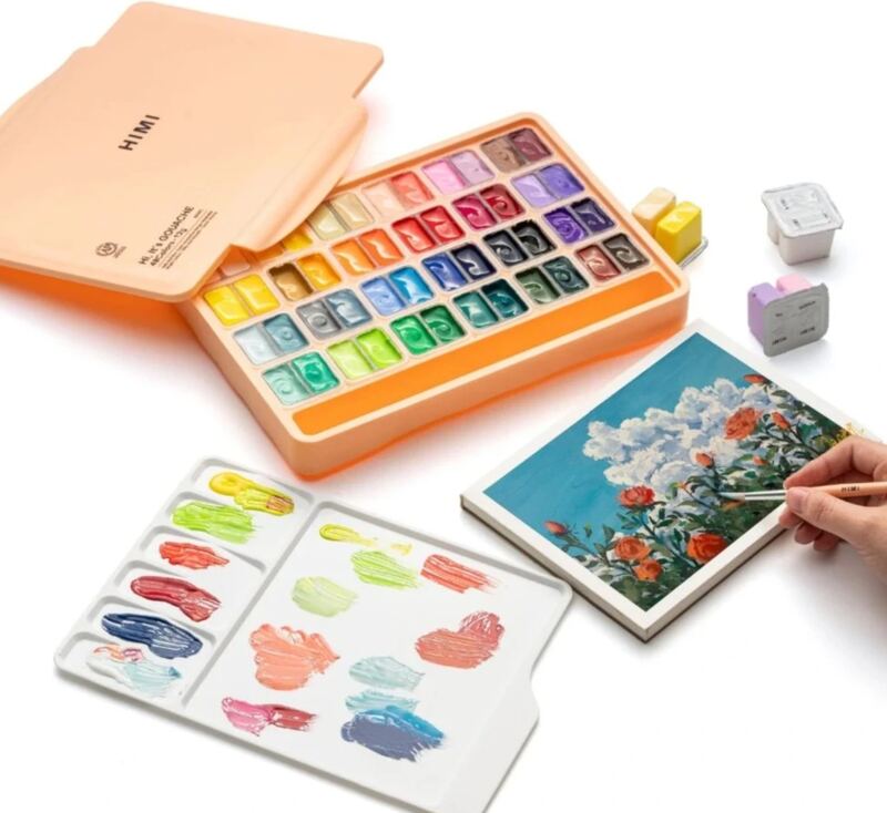 Kvašové barvy HIMI 48 oranžové - 1 balení