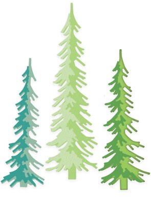 Vyřezávací šablony dpCraft - borovice - sada 6 ks