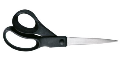 Nůžky Fiskars, černé, 21 cm - 1 ks