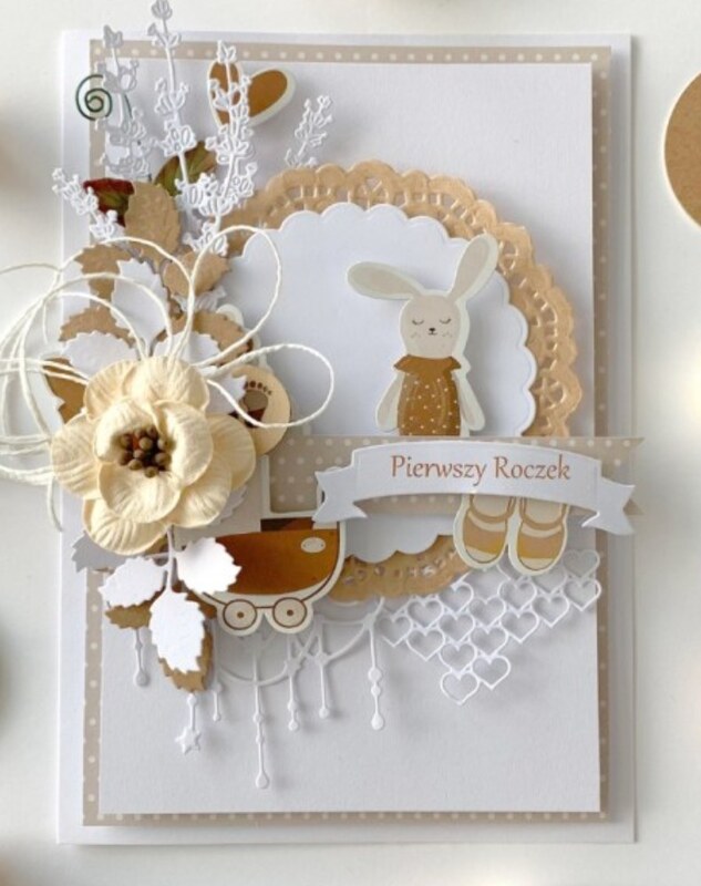 Vyřezávací šablona dpCraft - srdíčková krajka - 1 ks