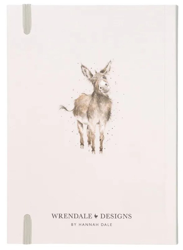 Zápisník Wrendale B6 linkovaný - oslík - 1 ks