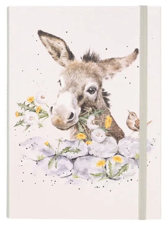 Zápisník Wrendale B6 linkovaný - oslík - 1 ks