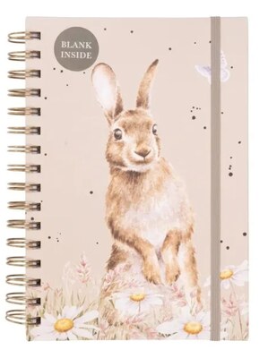 Kroužkový blook Wrendale A5 čistý - králík - 1 ks