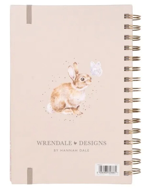 Kroužkový blook Wrendale A5 čistý - králík - 1 ks