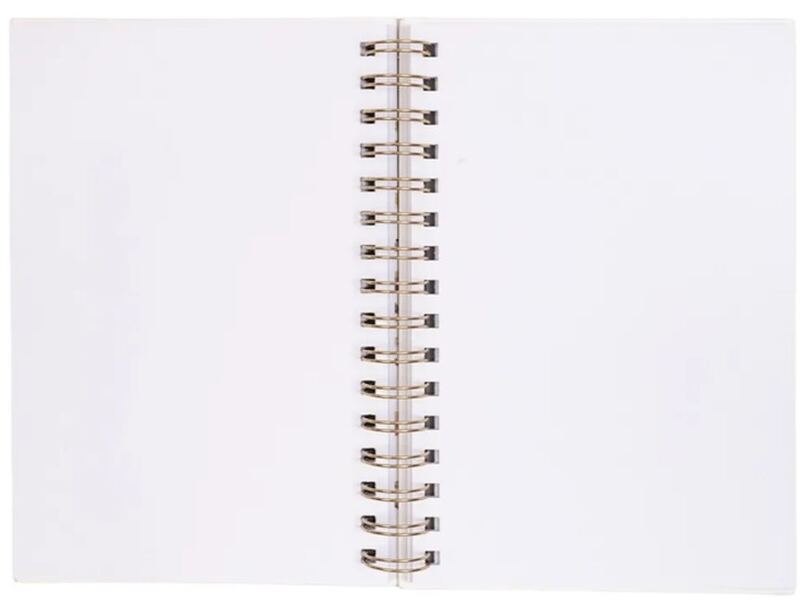 Kroužkový blok Wrendale A5 čistý - ledňáček - 1 ks