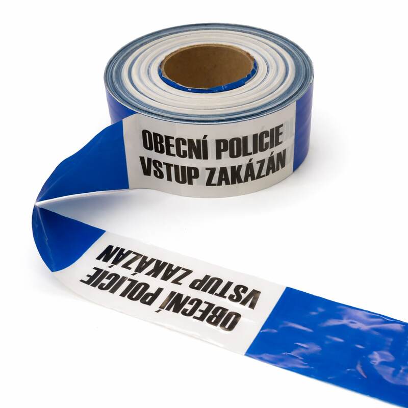 Vytyčovací páska OBECNÍ POLICIE